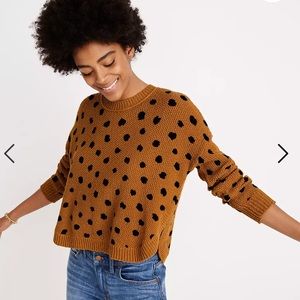 Painted Spots Pullover Sweater